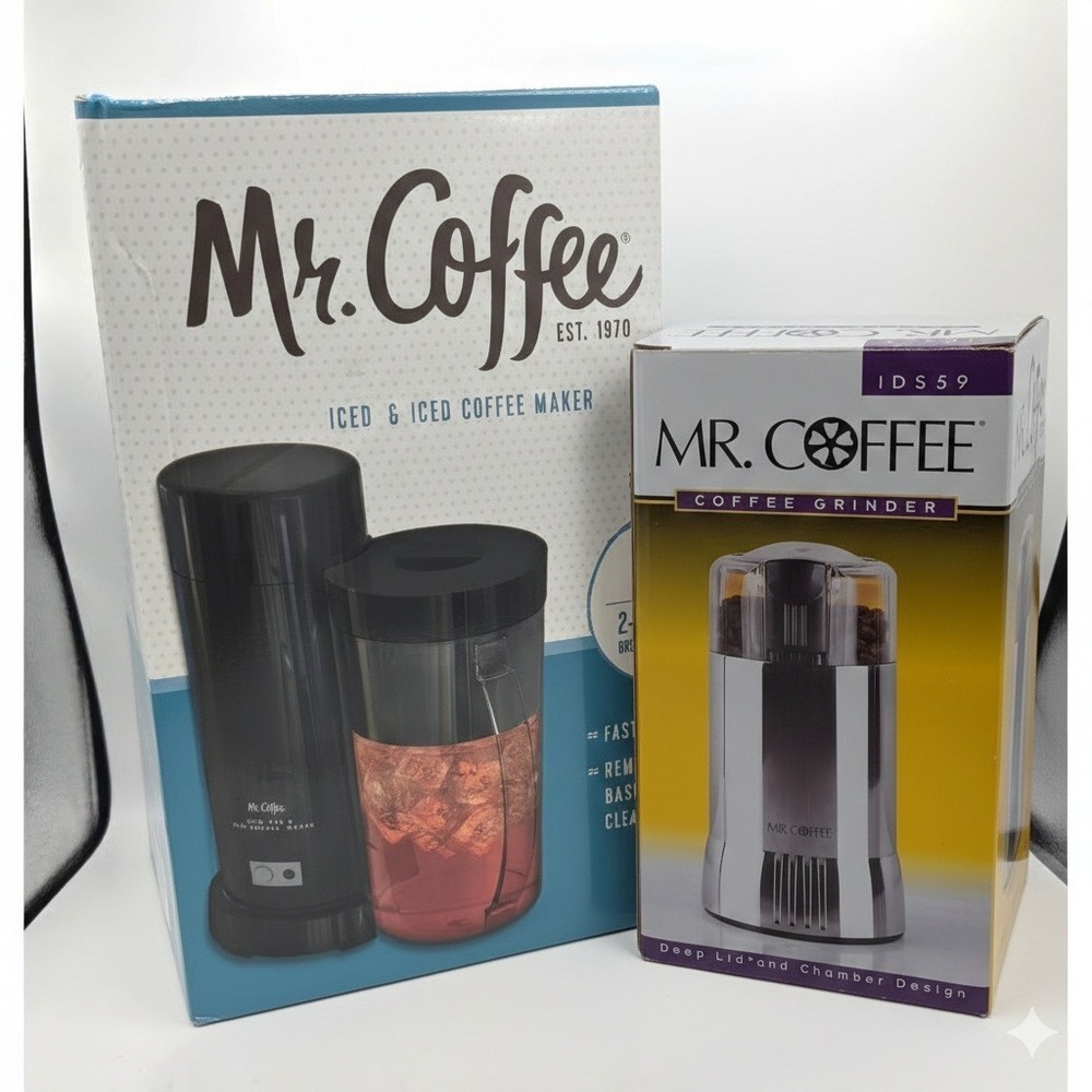 Mr. Coffee Iced Duo: New Maker‎ & Like New Grinder